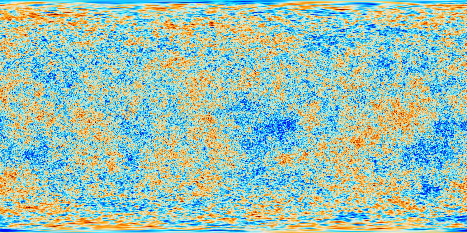 Planck cosmic microwave background temperature map